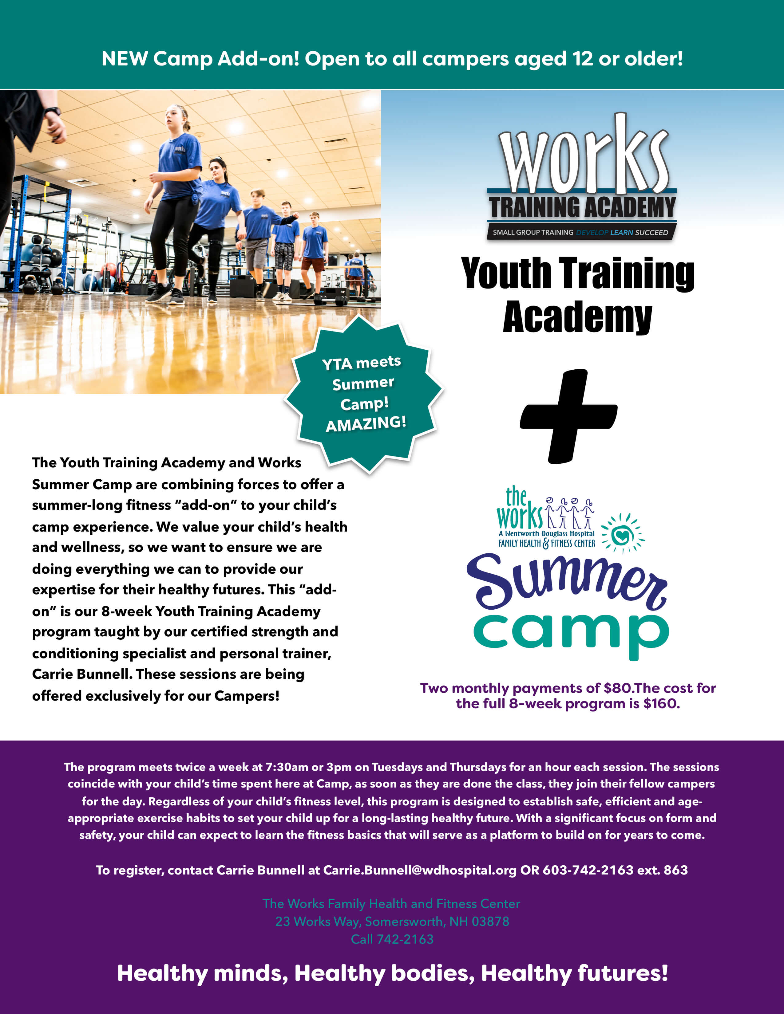 The Works Family Health and Fitness Center Summer Camps